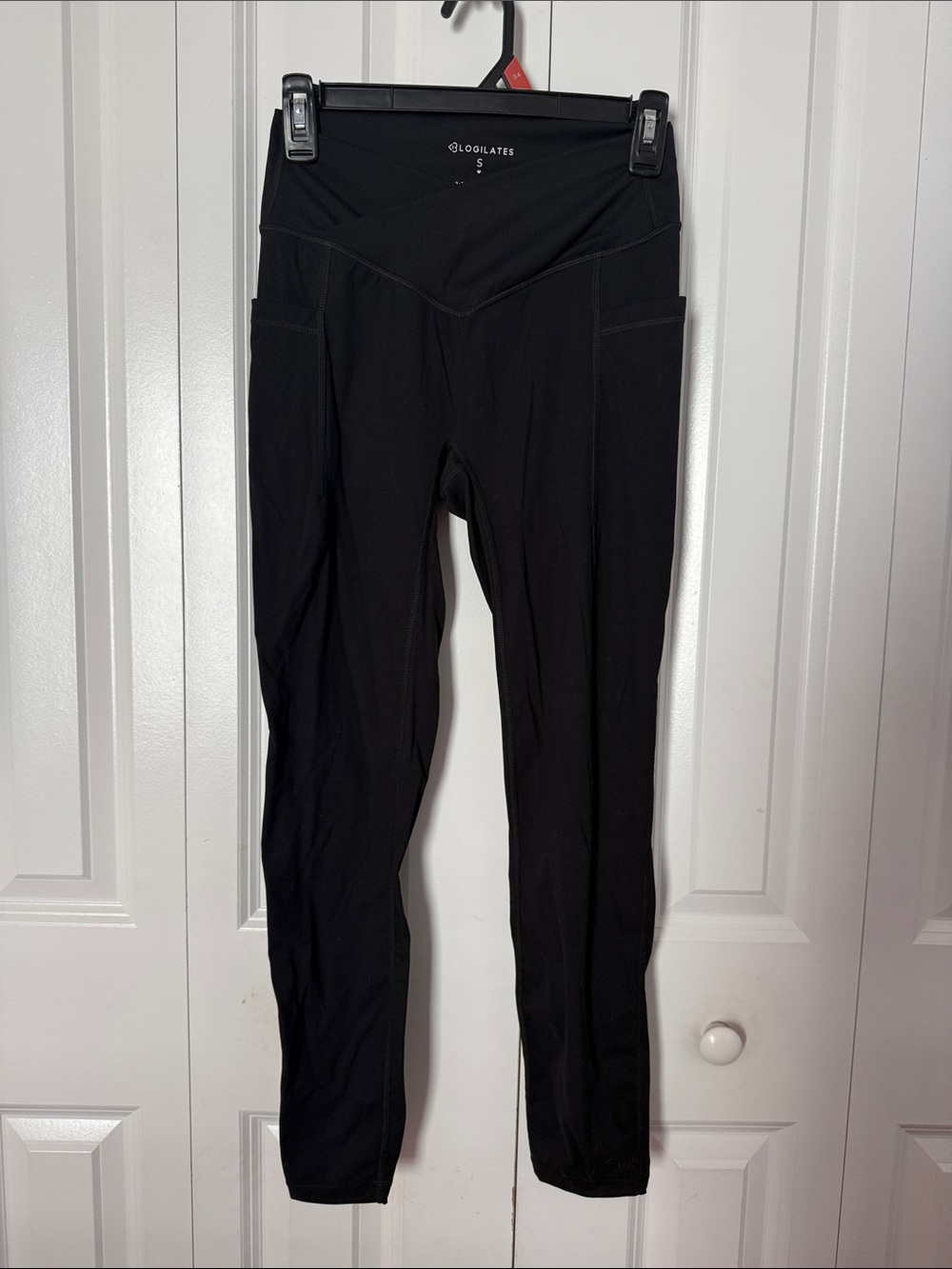 Blogilates Black High-Rise Performance Leggings with Side Pockets